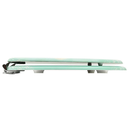 vidaXL Siège de toilette avec couvercle MDF Design de flamant