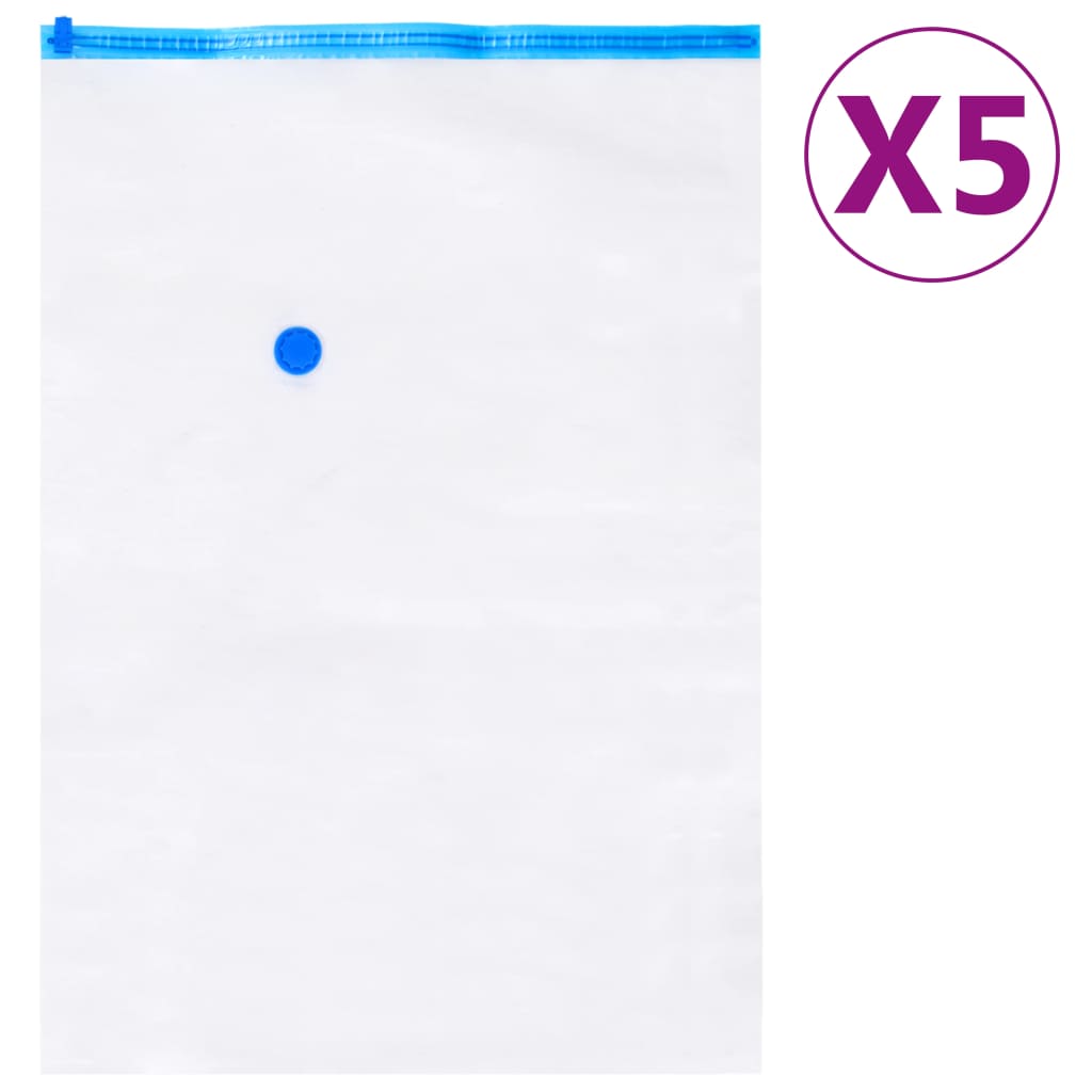 vidaXL Sacs de voyage sous vide Sacs de vêtements 3 tailles 20 pcs