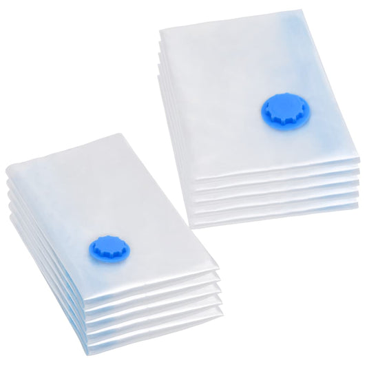 vidaXL Sacs de voyage sous vide Sacs de vêtements 2 tailles 10 pcs