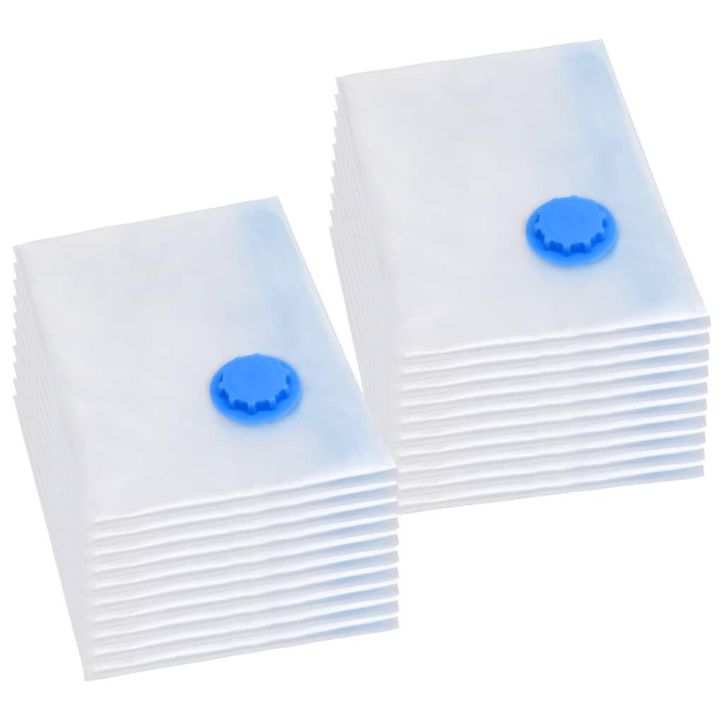 vidaXL Sacs de voyage sous vide Sacs de vêtements 120x70 cm 20 pcs