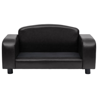 vidaXL Canapé pour chien Noir 80x50x40 cm Similicuir