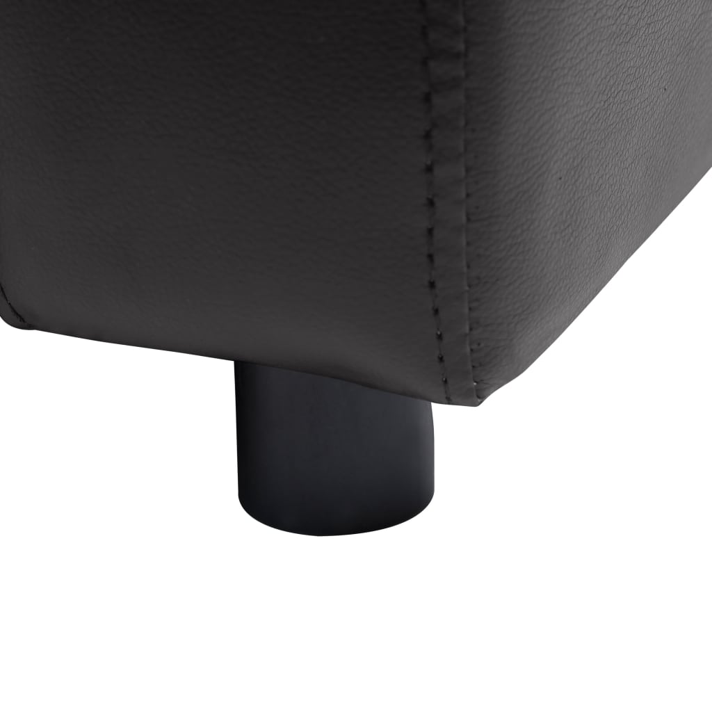 vidaXL Canapé pour chien Noir 80x50x40 cm Similicuir