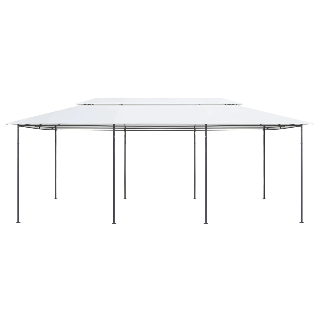 vidaXL Belvédère 600x298x270 cm Blanc 180 g/m²