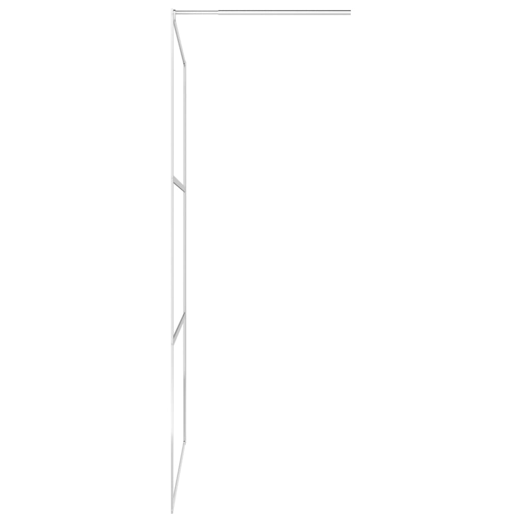 vidaXL Paroi de douche à l'italienne à verre ESG transparent 80x195 cm