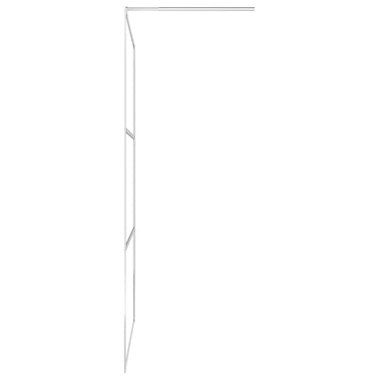 vidaXL Paroi de douche à l'italienne à verre ESG demi-dépoli 90x195 cm