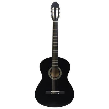 vidaXL Guitare classique avec sac pour débutants Noir 4/4 39"