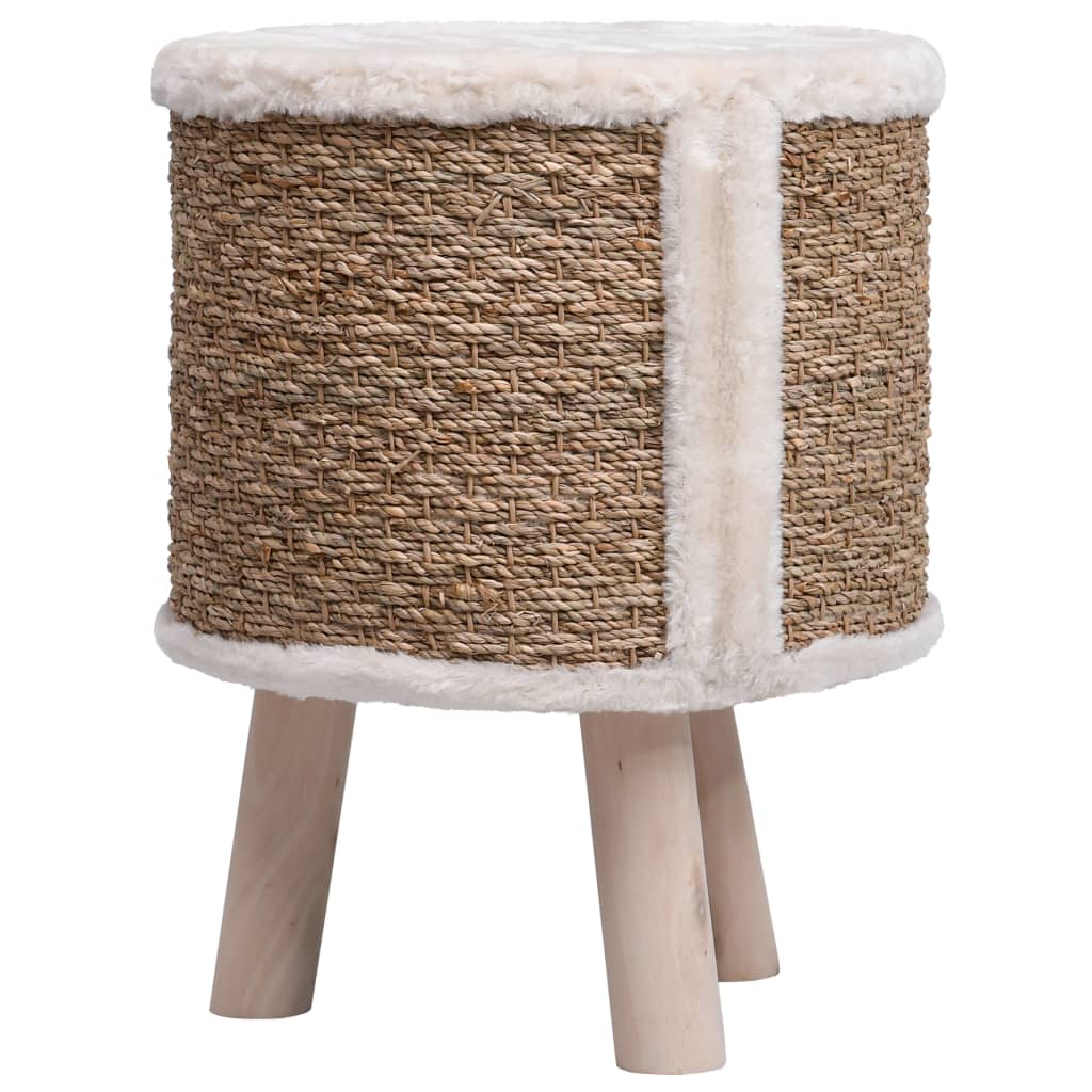 vidaXL Maison pour chat avec pieds en bois 41 cm Herbiers marins