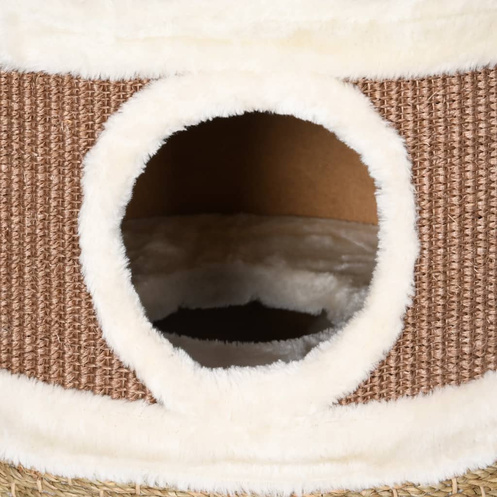 vidaXL Tonneau à gratter pour chats 60 cm Herbiers marins