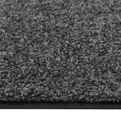 vidaXL Paillasson lavable Anthracite 60x90 cm