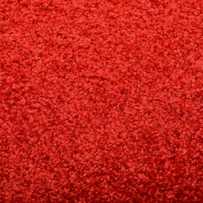 vidaXL Paillasson lavable Rouge 90x150 cm