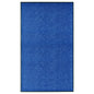 vidaXL Paillasson lavable Bleu 90x150 cm