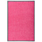 vidaXL Paillasson lavable Rose 60x90 cm