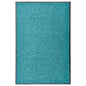 vidaXL Paillasson lavable Cyan 60x90 cm