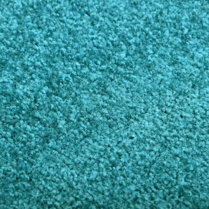 vidaXL Paillasson lavable Cyan 60x90 cm
