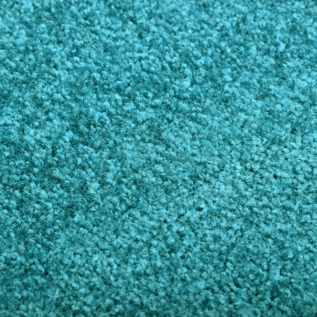 vidaXL Paillasson lavable Cyan 90x150 cm