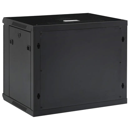 vidaXL Coffret de réseau mural 9U 19" IP20 600x450x510 mm