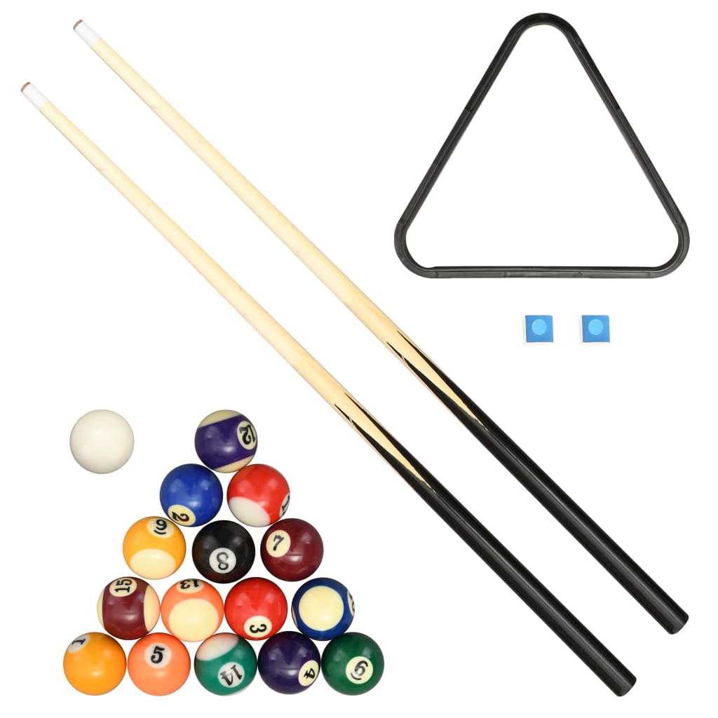 vidaXL Mini table de billard 3 pieds 92x52x19 cm Noir et vert