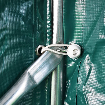 vidaXL Tente de garage PVC 2,4x3,6 m Vert
