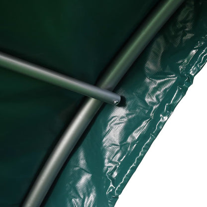vidaXL Tente pour bétail PVC 3,7x3,7 m Vert