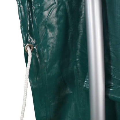 vidaXL Tente pour bétail PVC 3,7x3,7 m Vert