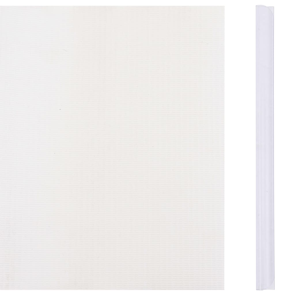 vidaXL Écran d'intimité de jardin PVC 35x0,19 m Blanc