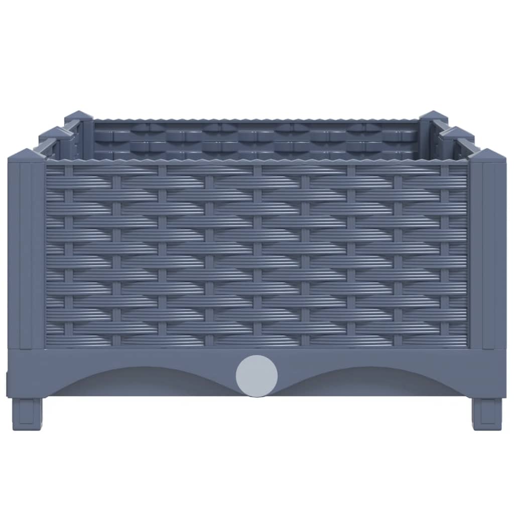 vidaXL Lit surélevé 80x40x23 cm Polypropylène