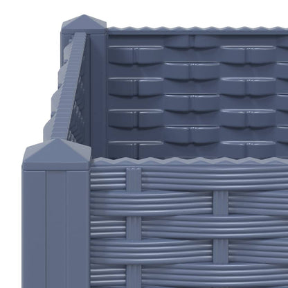 vidaXL Lit surélevé 80x40x23 cm Polypropylène