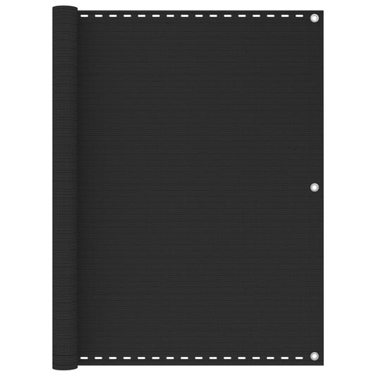 vidaXL Écran de balcon PEHD 120x500 cm Anthracite