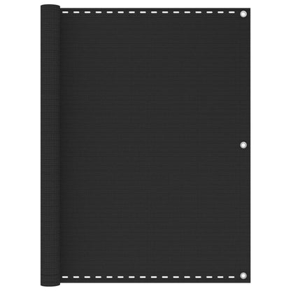 vidaXL Écran de balcon Anthracite 120x600 cm PEHD