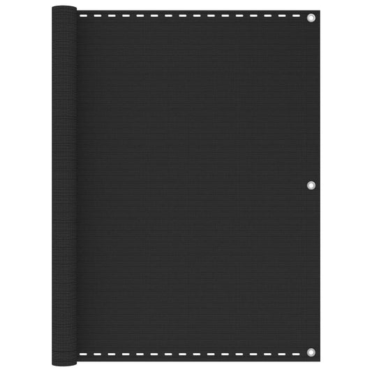 vidaXL Écran de balcon Anthracite 120x600 cm PEHD