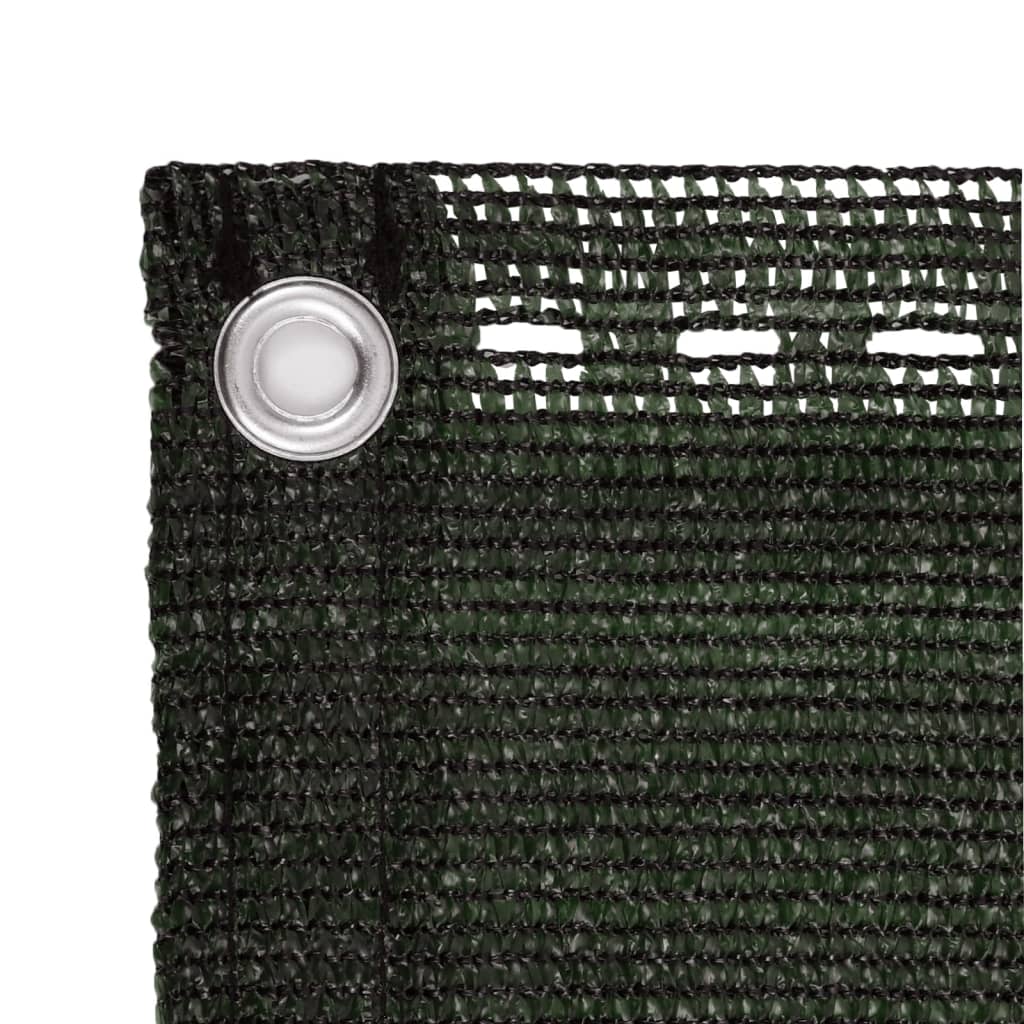 vidaXL Écran de balcon Vert foncé 90x300 cm PEHD