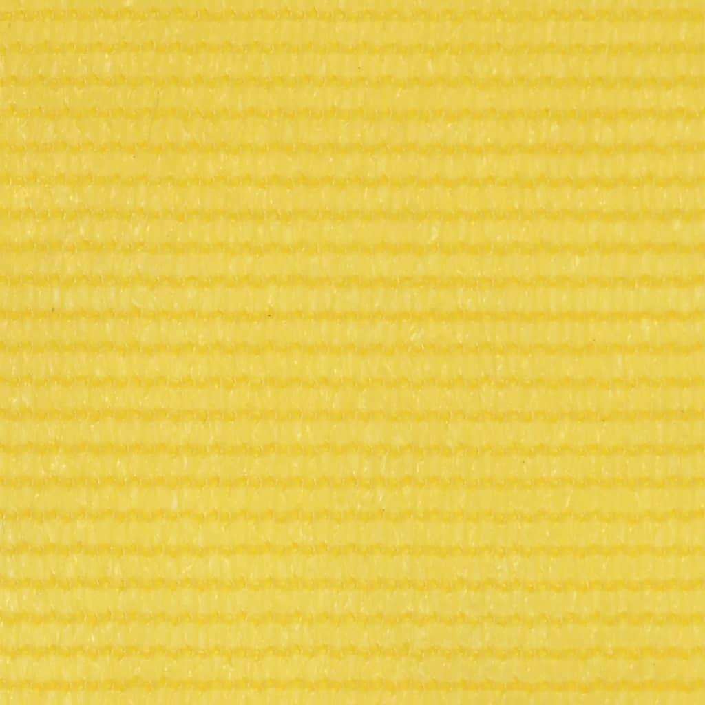 vidaXL Écran de balcon Jaune 120x400 cm PEHD