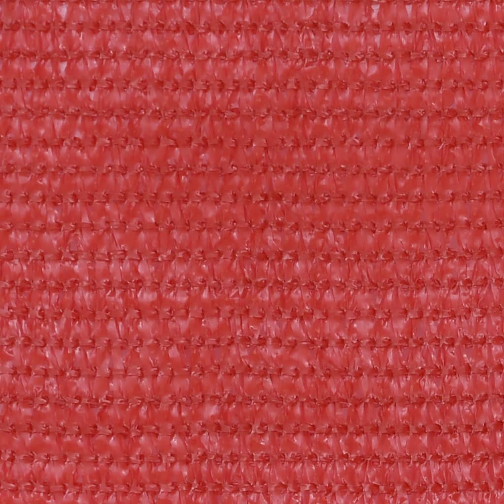 vidaXL Écran de balcon Rouge 90x300 cm PEHD