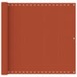 vidaXL Écran de balcon Orange 90x500 cm PEHD