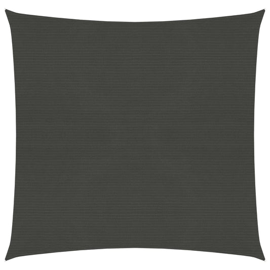 vidaXL Voile d'ombrage 160 g/m² Anthracite 3x3 m PEHD