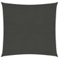 vidaXL Voile d'ombrage 160 g/m² Anthracite 3x3 m PEHD