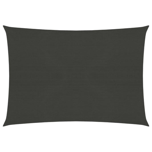 vidaXL Voile d'ombrage 160 g/m² Anthracite 2,5x3,5 m PEHD