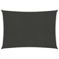 vidaXL Voile d'ombrage 160 g/m² Anthracite 3,5x4,5 m PEHD