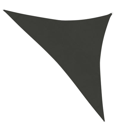 vidaXL Voile d'ombrage 160 g/m² Anthracite 2,5x2,5x3,5 m PEHD