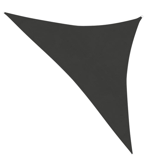 vidaXL Voile d'ombrage 160 g/m² Anthracite 3,5x3,5x4,9 m PEHD