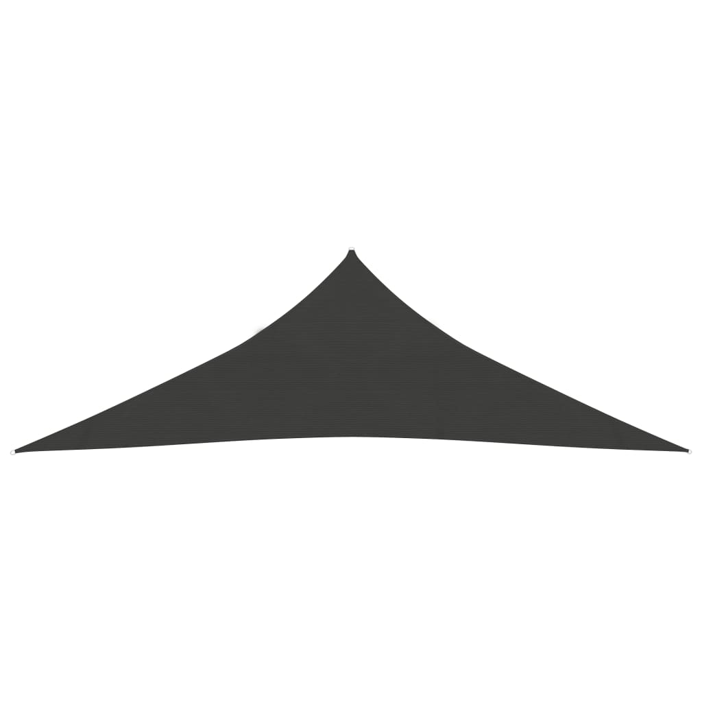 vidaXL Voile d'ombrage 160 g/m² Anthracite 3,5x3,5x4,9 m PEHD