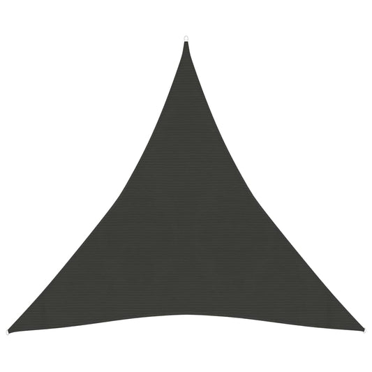 vidaXL Voile d'ombrage 160 g/m² Anthracite 4,5x4,5x4,5 m PEHD