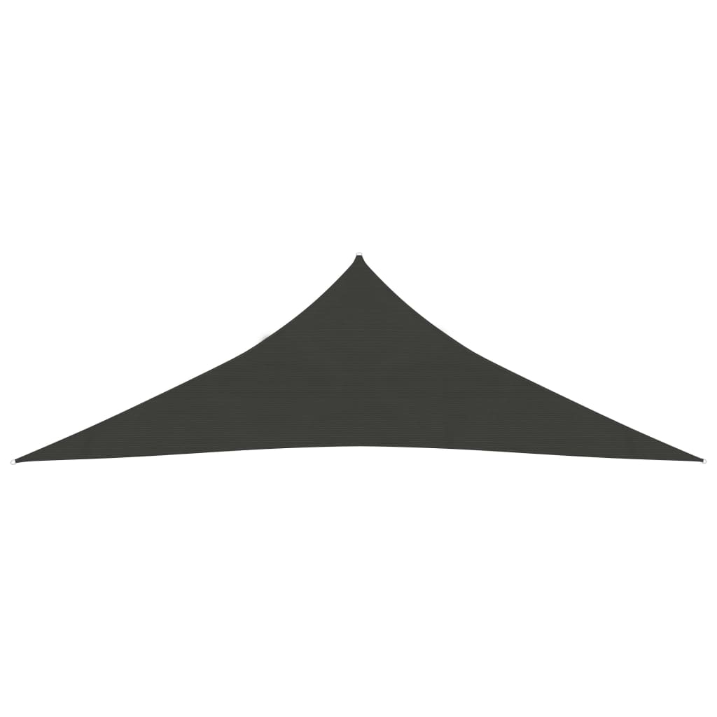 vidaXL Voile d'ombrage 160 g/m² Anthracite 5x5x6 m PEHD