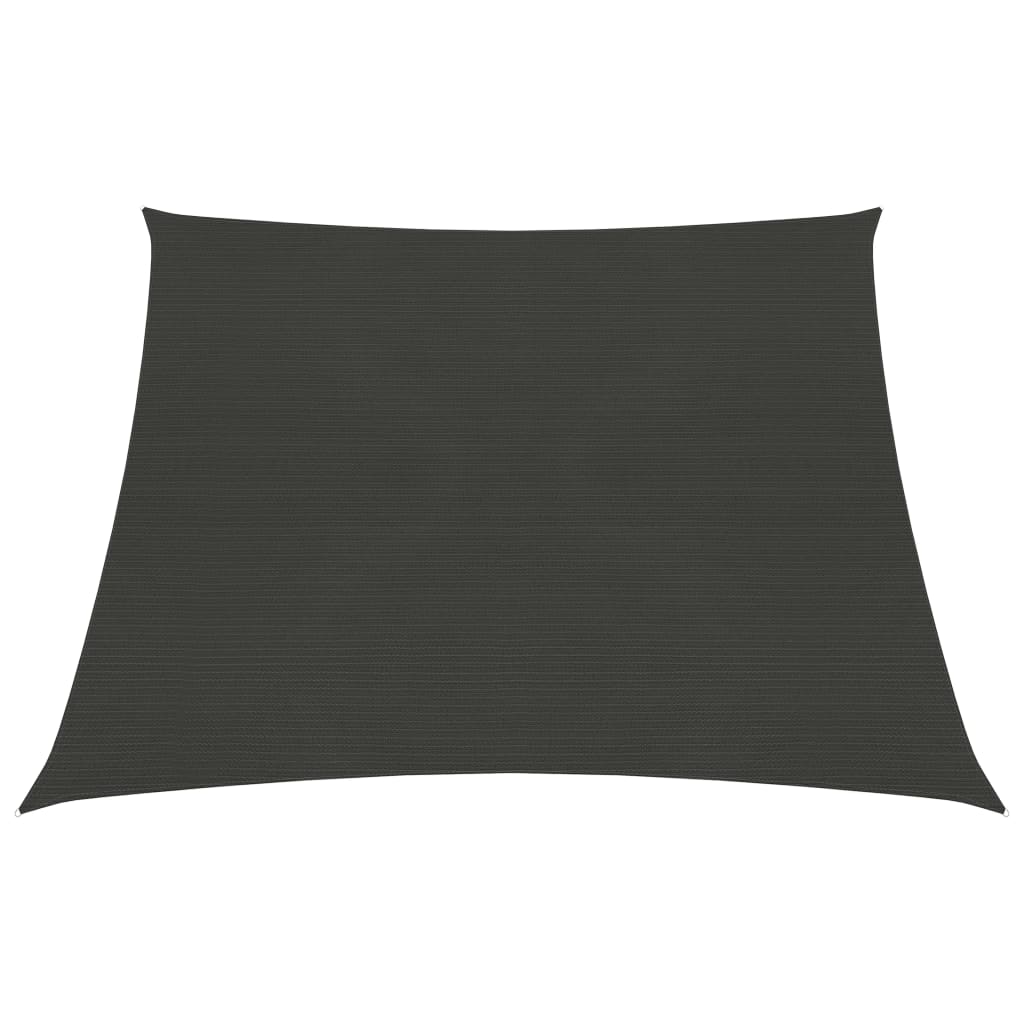vidaXL Voile d'ombrage 160 g/m² Anthracite 3/4x2 m PEHD