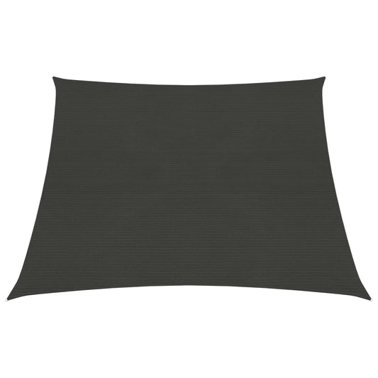 vidaXL Voile d'ombrage 160 g/m² Anthracite 3/4x2 m PEHD