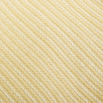 vidaXL Voile d'ombrage 160 g/m² Beige 2x3,5 m PEHD