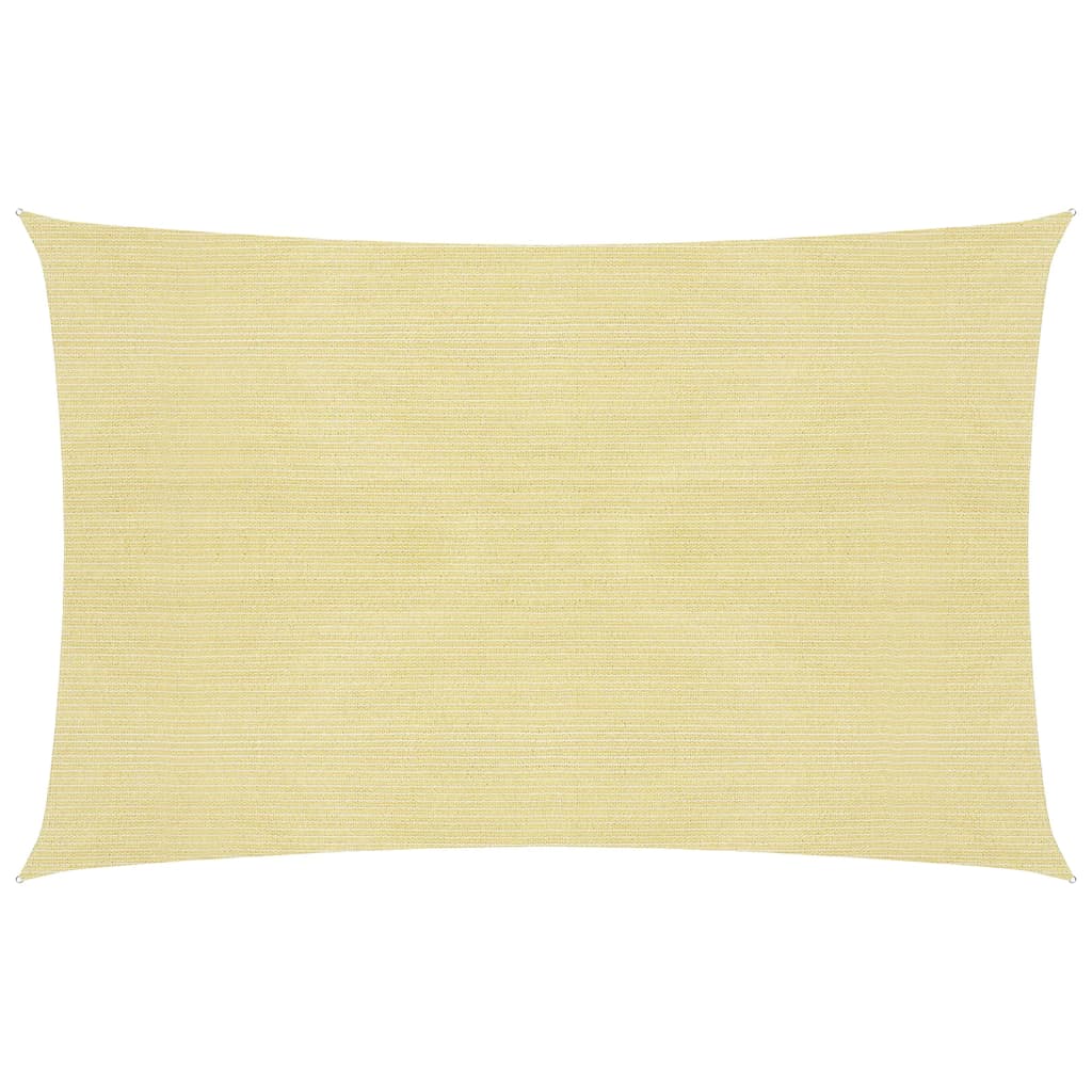 vidaXL Voile d'ombrage 160 g/m² Beige 2,5x4 m PEHD
