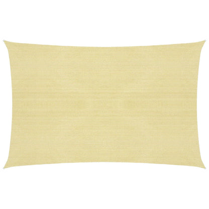 vidaXL Voile d'ombrage 160 g/m² Beige 2,5x4 m PEHD