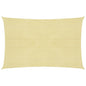 vidaXL Voile d'ombrage 160 g/m² Beige 2,5x4 m PEHD