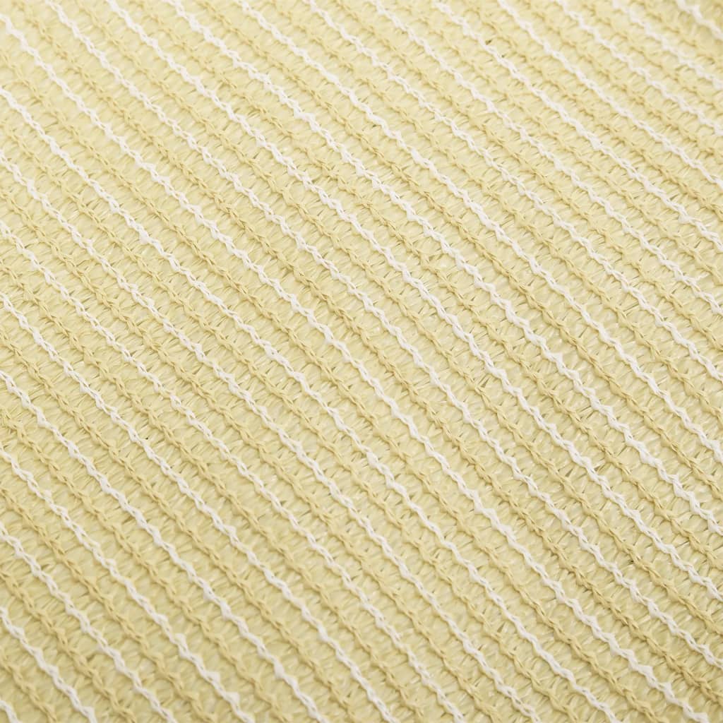 vidaXL Voile d'ombrage 160 g/m² Beige 2,5x4 m PEHD